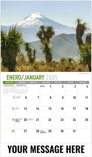 Galleria Scenes of Mexico (ENG/Sp) - 2025 Promotional Calendar