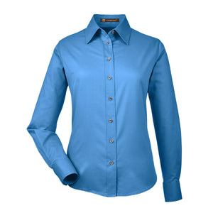 Ladies' Easy Blend™ Long-Sleeve Twill Shirt with Stain-Release