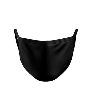 2 Layer Reusable Face Mask - Black