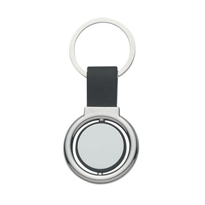 Circular Metal Spinner Key Tag