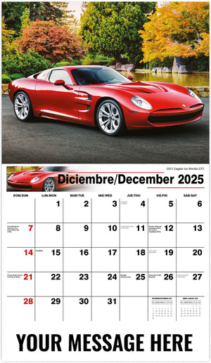 Galleria Exotic Cars (ENG/Sp) - 2025 Promotional Calendar