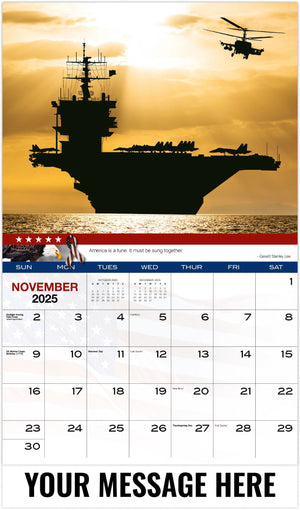 Galleria Home of the Brave - 2025 Promotional Calendar