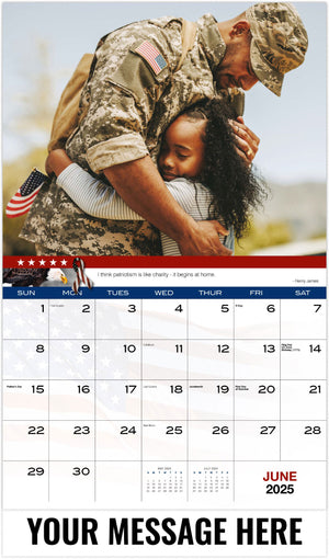 Galleria Home of the Brave - 2025 Promotional Calendar