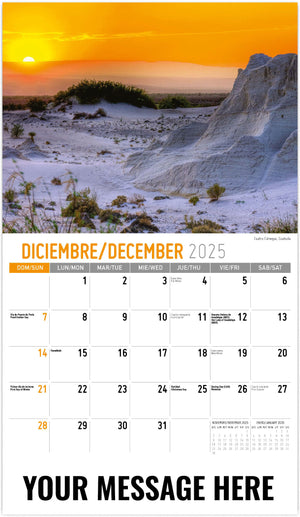 Galleria Scenes of Mexico (ENG/Sp) - 2025 Promotional Calendar