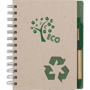 Eco-Rich Spiral Notebook & Pen