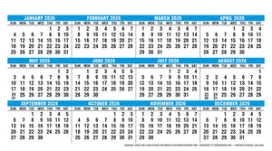 Homes 2025 Promotional Desk Calendar