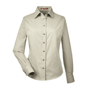 Ladies' Easy Blend™ Long-Sleeve Twill Shirt with Stain-Release