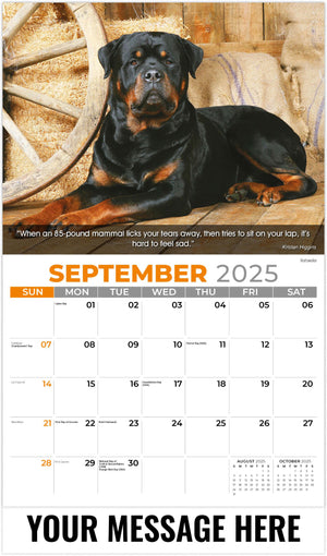 Galleria Dogs - 2025 Promotional Calendar