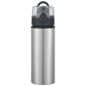 25 Oz. Aluminum Sports Bottle With Flip-Top Lid