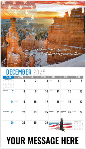 Galleria America The Beautiful - 2025 Promotional Calendar