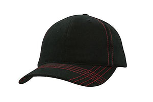 6 Onl BHC Cap with Contrast Stitching - Custom Embroidered