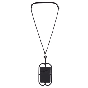 Silicone Lanyard With Phone Holder & Wallet