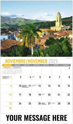 Galleria Beauty of Latin America (ENG/Sp) - 2025 Promotional Calendar