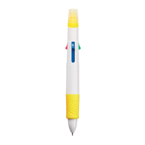 Quatro Pen With Highlighter