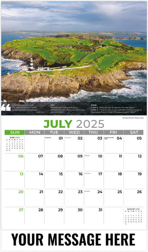 Galleria Golf Tips - 2025 Promotional Calendar