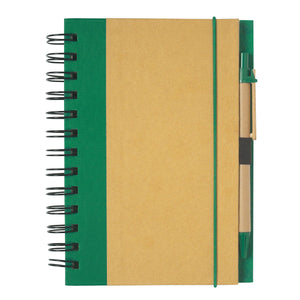 Eco-Friendly 5" X 7" Spiral Notebook & Pen