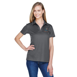 CrownLux Performance™ Ladies' Plaited Polo - Front