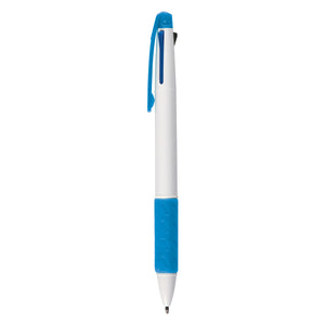 3-In-1 Pen - White With Blue