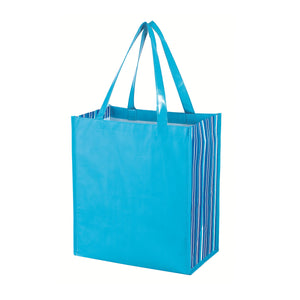 Shiny Laminated Non-Woven Tropic Shopper Tote Bag