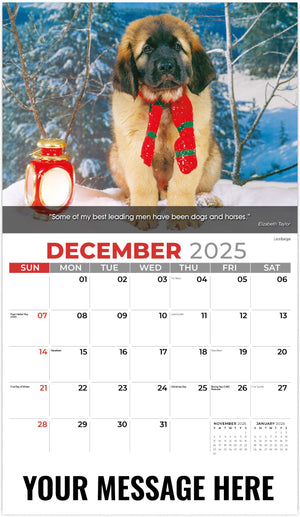 Galleria Dogs - 2025 Promotional Calendar