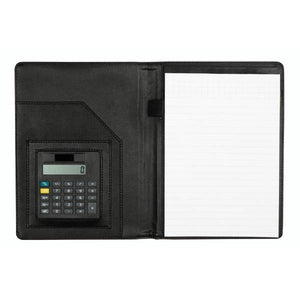 Faux Leather Notebook and Calculator