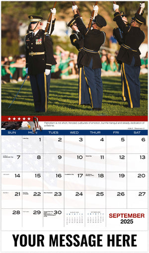 Galleria Home of the Brave - 2025 Promotional Calendar