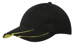 BHC Cap with Hi-Vis Peak Inserts - Custom Embroidered