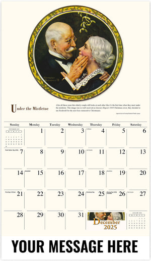 Galleria Memorable Images by Norman Rockwell - 2025 Promotional Calendar