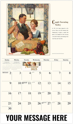 Galleria Memorable Images by Norman Rockwell - 2025 Promotional Calendar