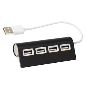 4-Port Aluminum Wave USB Hub