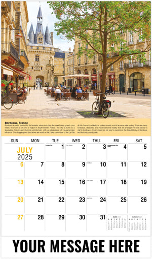 Galleria World Travel - 2025 Promotional Calendar