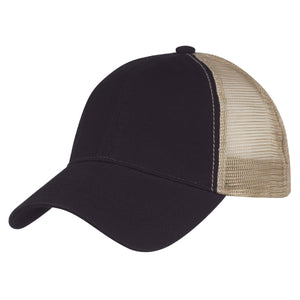 Washed Cotton Mesh Back Cap