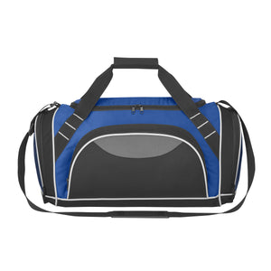 Super Weekender Duffel Bag (Black With Royal)